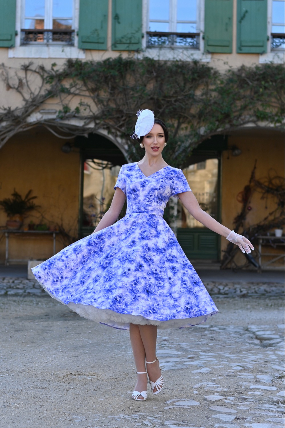 Violet Rose Swing Dress in Extended Sizing